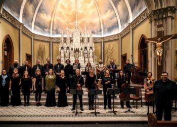 Border CrosSing at Church of the Ascension in Minneapolis, 2024. The group will again perform "Navidad Nuestra" there this year, as well as at Academia Cesar Chavez in St. Paul. (Ana Michelle Gonzalez)