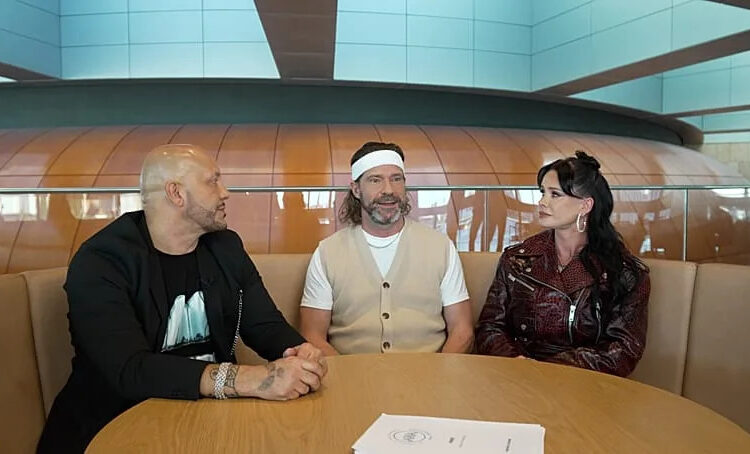 Rolling back the years: Aqua's René Dif, Søren Rasted and Lene Nystrom