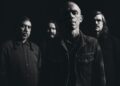 Converge band members left to right: Nate Newton (bassist), Ben Koller (drums), Jacob Bannon (vocalist), Kurt Ballou (guitar).