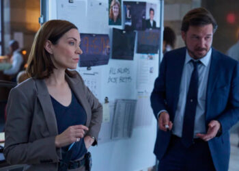 Kathleen Munroe as Detective Sergeant Frankie Bateman and Aden Young as Detective Sergeant Henry Graff — 'Law & Order Toronto: Criminal Intent'