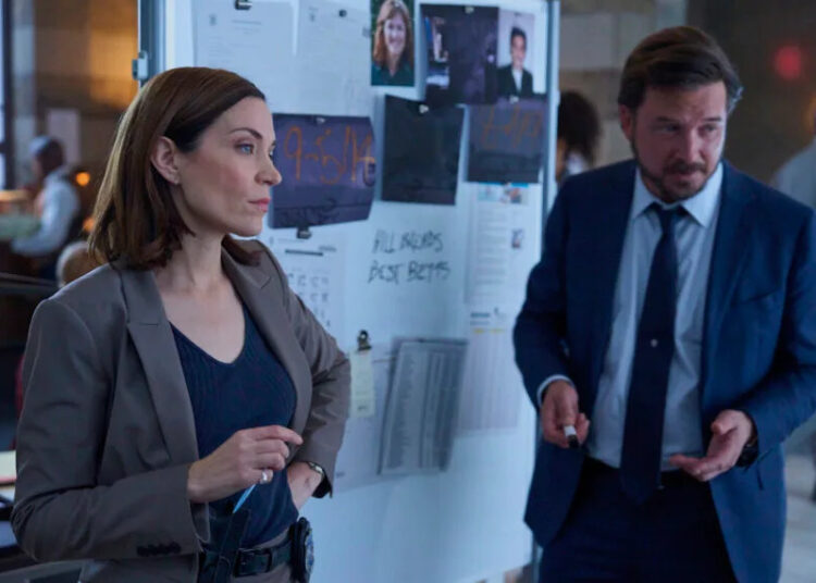 Kathleen Munroe as Detective Sergeant Frankie Bateman and Aden Young as Detective Sergeant Henry Graff — 'Law & Order Toronto: Criminal Intent'