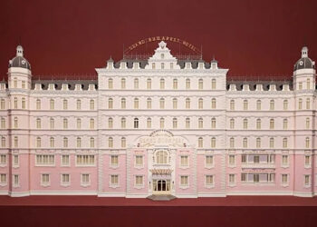 Model of the Grand Budapest Hotel.