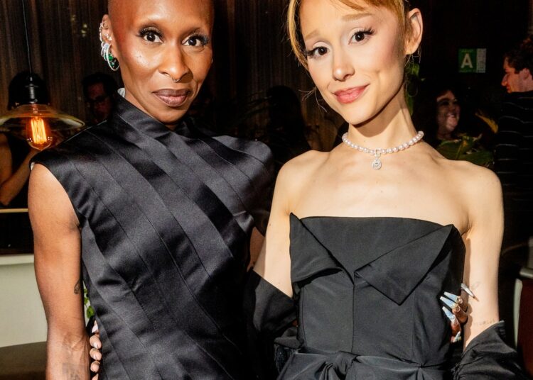 Cynthia Erivo Protects Ariana Grande From Fan at Wicked Premiere