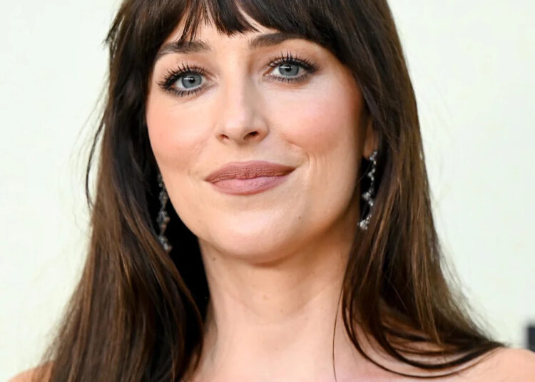 Dakota Johnson at the "Splitsville" Los Angeles Premiere held at AMC The Grove 14 on August 19, 2025 in Los Angeles, California.