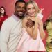 Chris Haston, Kate Flannery, Alfonso Ribeiro, Julianne Hough, Danielle Fishel at the Deadline x Dancing with the Stars 20th Anniversary Portrait Studio at CBS Television City on November 11, 2025 in Los Angeles, California