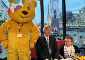 pudsey, richard madeley, lenny rush, children in need 2025