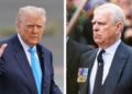 Donald Trump reacted to ex-Prince Andrew losing his royal titles, calling it a 'tragic situation.'MEGA