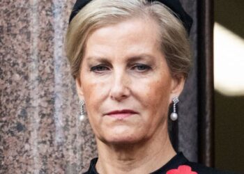 Duchess Sophie's one-telling gesture as she watched Edward lay wreath | Royal | News