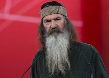 Phil Robertson on stage at the Conservative Political Action Conference in Washington D.C. in February 2015.