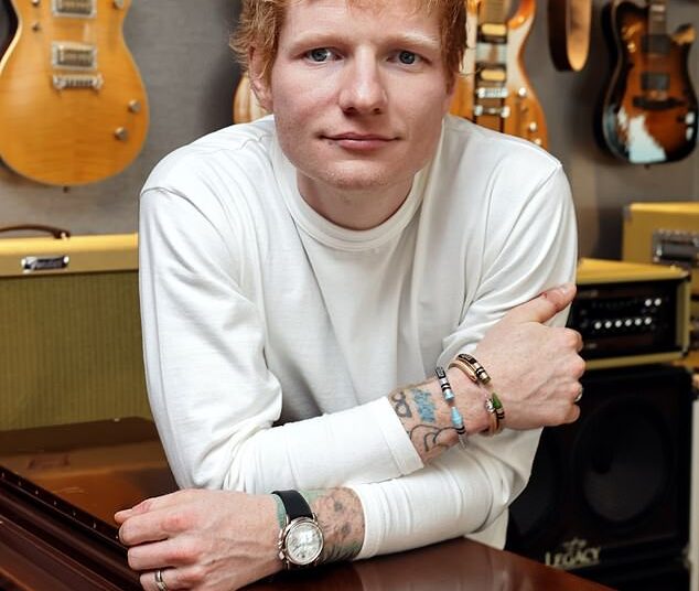 Ed Sheeran appears to bring the struggles in his seven-year marriage to Cherry Seaborn to light in the deluxe version of his album Play; pictured November 15