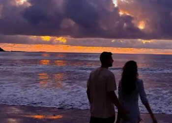 Eiza Gonzalez/Instagram Eiza González pictured with her boyfriend Grigor Dimitrov in Costa Rica