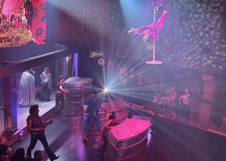 the show 254 west in the club on celebrity xcel cruise ship