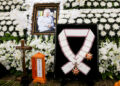 The photo shows the funeral altar for the late actor Lee Soon-jae at Asan Medical Center in southern Seoul on Nov. 26. [JOINT PRESS CORPS]