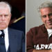 A split of Prince Andrew and Jeffrey Epstein.