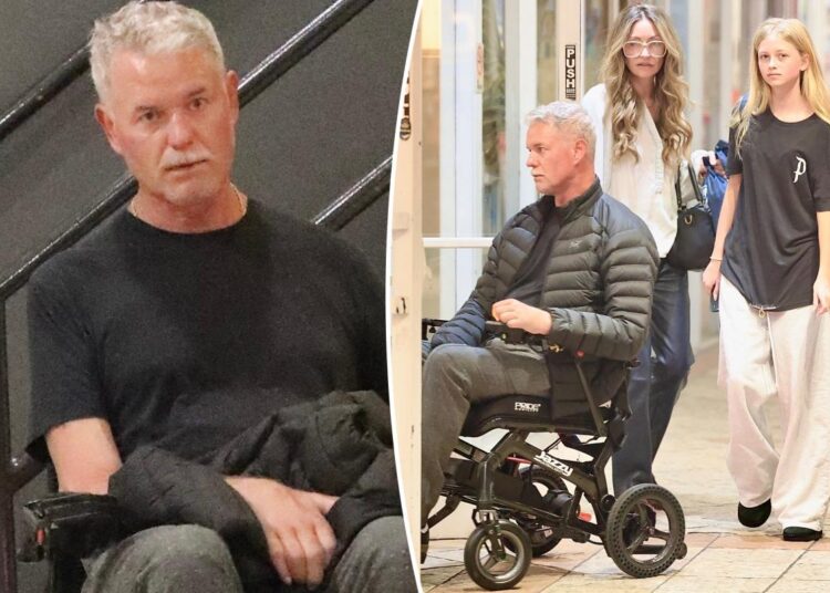 Eric Dane spotted on rare family outing with wife Rebecca Gayheart