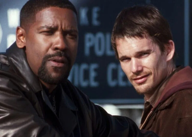 Denzel Washington and Ethan Hawke in Training Day.