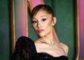 Ariana Grande poses for photographers upon arrival at the premiere of the film "Wicked For Good" in London, Monday, Nov. 10, 2025.