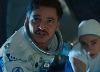 Reed and Sue in Space trying to escape Galactus.