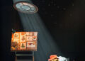 The show following the bear after he arrives in London and is taken in by the Brown family (Johan Persson/PA Wire)