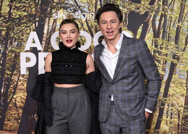 Florence Pugh and Zach Braff