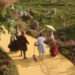 Dorothy leaving Munchkinland in Wicked: For Good