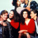 Clockwise from top left: Lili Taylor, Vincent D'Onofrio, Adam Storke, Julia Roberts, Annabeth Gish and William R. Moses in "Mystic Pizza."