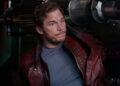Star-Lord stands against wall of tech