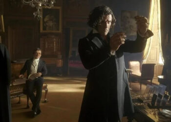 Harlander gives Victor something to think about in Frankenstein