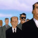 Stan Lee is seen amid a crowd of mourners in Superman The Animated Series