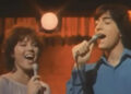 Erin Moran as Joanie Cunningham sings alongside Scott Baio as Chachi Arcola in Joanie Loves Chachi
