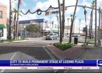 Harlingen building new stage in downtown area for live music