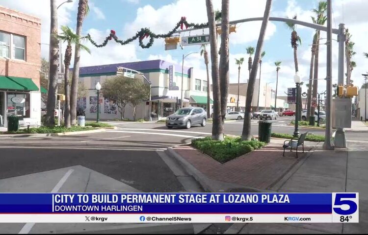 Harlingen building new stage in downtown area for live music