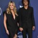 Heidi Klum and son Henry Samuel attend the 2025 American Music Awards