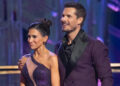 Disney/Eric McCandless Hilaria Baldwin and Gleb Savchenko on 'Dancing with the Stars' season 34