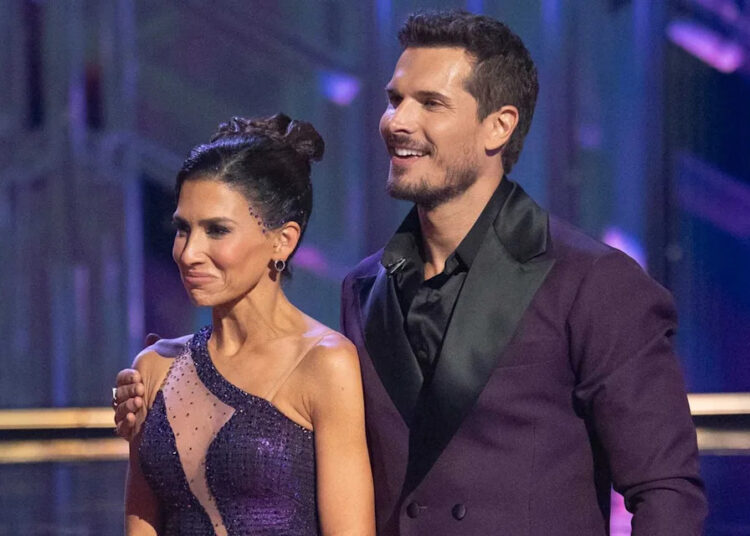 Disney/Eric McCandless Hilaria Baldwin and Gleb Savchenko on 'Dancing with the Stars' season 34