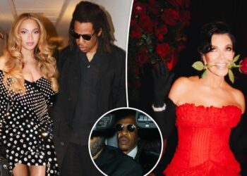 How Beyoncé and Jay-Z snuck into Kris Jenner's star-studded 70th birthday party
