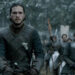 Jon Snow (Kit Harington) mounted on horseback with a small force at his back in Game of Thrones