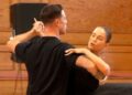 Vicky Pattison and Kai Widdrington rehearsing for Strictly
