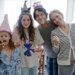 From left: Iris Apatow, Maude Apatow, Rudd and Mann in a promotional photo for "This Is 40."