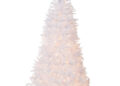 The Holiday Aisle&reg; Dunhill Fir White Tree With Clear Lights &amp; Reviews | Wayfair