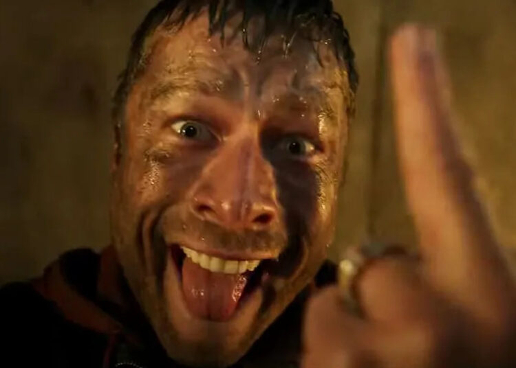 Glen Powell in The Running Man trailer.