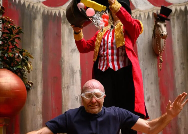Tom doing the trial