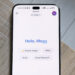 gemini app on a smartphone screen with a greeting