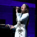 Idina Menzel performs during the 19th Annual Stand Up For Heroes benefit at David Geffen Hall on Nov. 10, 2025 in New York City.