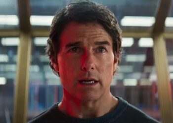 Tom Cruise tears up in a mysterious setting in Mission Impossible: The Final Reckoning.