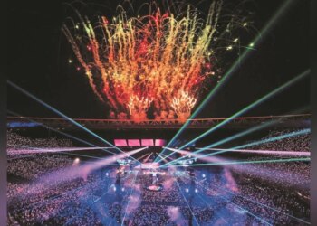 Over 200,000 people attended the Coldplay’s concert at Narendra Modi Stadium, Ahmedabad, in January   	Photo: Instagram/coldplay