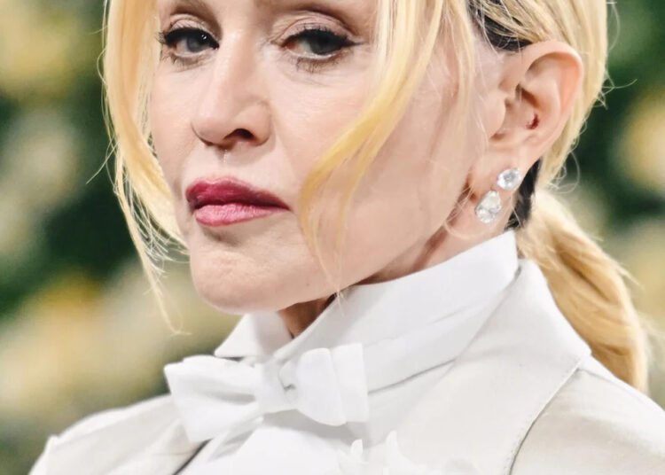 Madonna at The 2025 Met Gala Celebrating "Superfine: Tailoring Black Style" held at the Metropolitan Museum of Art on May 05, 2025 in New York, New York.