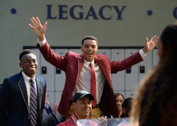 In conversation with HuffPost, "Bel-Air" star Jabari Banks (center) reflects on his four-season journey and the breakout role that changed his life.