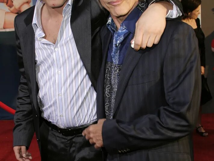 Ethan and Jackson Browne during "Raising Helen" Los Angeles Premiere in Hollywood, California.