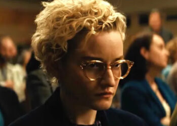 Justine, looking rattled in Weapons